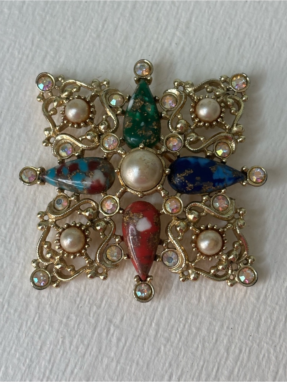 Vintage Sarah Coventry Galaxy Brooch